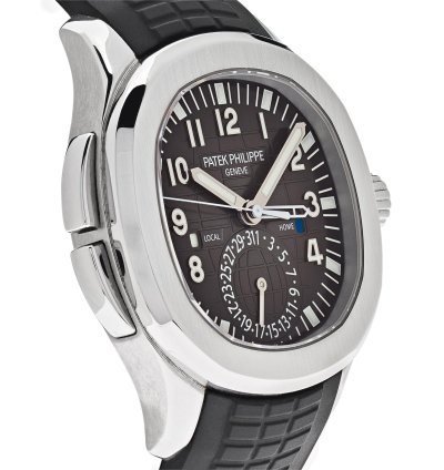 Patek Philippe Aquanaut 5164a-001 Travel Time Stainless Steel Black Dial 2012