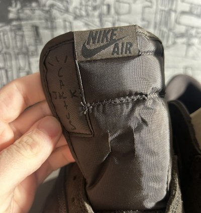 Size 10 Travis Scott Air Jordan 1 Velvet Brown