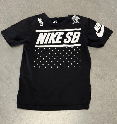 Nike Sb Black Graphic Tee With Studded Design Mens