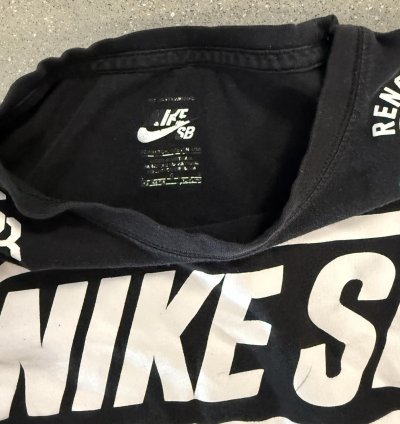 Nike Sb Black Graphic Tee With Studded Design Mens