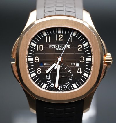 Patek Philippe Aquanaut 5164r Travel Time Rose Gold Fullkit