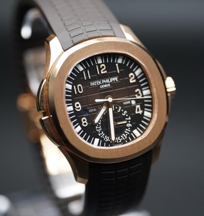Patek Philippe Aquanaut 5164r Travel Time Rose Gold Fullkit