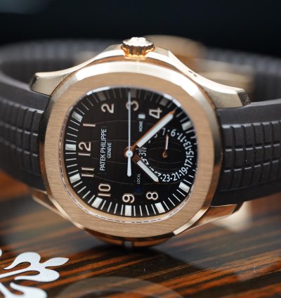 Patek Philippe Aquanaut 5164r Travel Time Rose Gold Fullkit