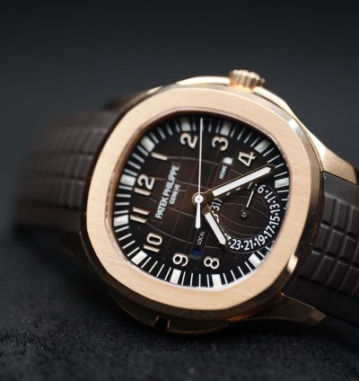 Patek Philippe Aquanaut 5164r Travel Time Rose Gold Fullkit