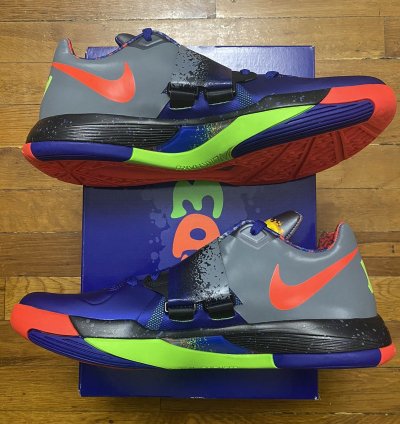 Size 12 - Nike Zoom Kd 4 Nerf Mvp Kevin Durant Blue Men