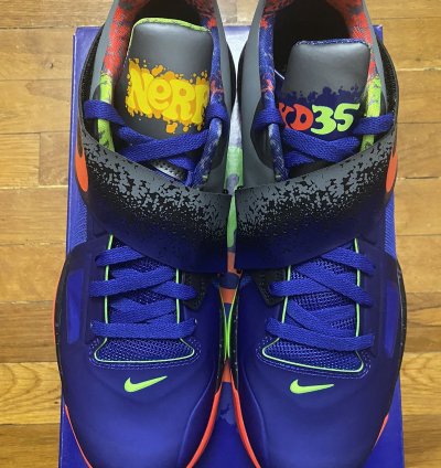 Size 12 - Nike Zoom Kd 4 Nerf Mvp Kevin Durant Blue Men