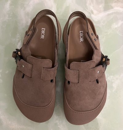 Dior Birkenstock Tokio Mule Brown