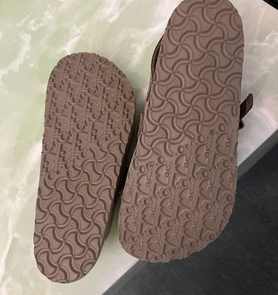 Dior Birkenstock Tokio Mule Brown