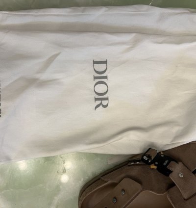 Dior Birkenstock Tokio Mule Brown