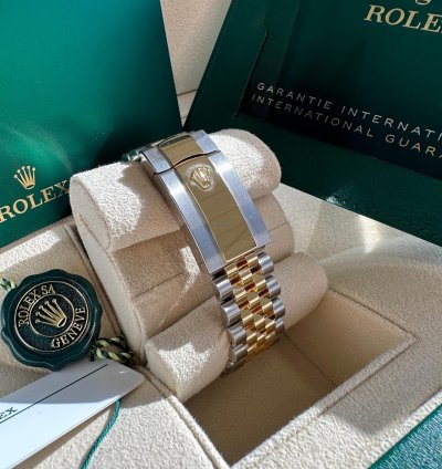 Rolex Datejust 36 New 2024 Mother Of Pearl Diamond Dial Diamond Bezel Two Tone Yellow Jubilee