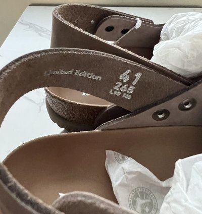 Dior Birkenstock Tokio Mule Size 41 Brown