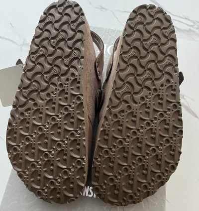 Dior Birkenstock Tokio Mule Size 41 Brown