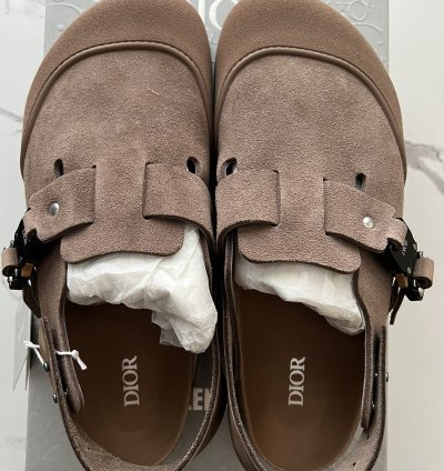 Dior Birkenstock Tokio Mule Size 41 Brown