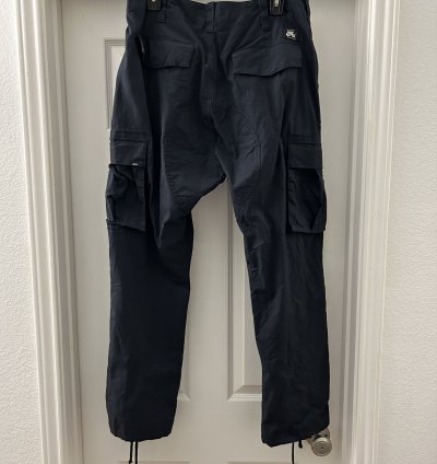 Nike Sb Cargo Black Pants Ripstop Flex Ftm Ss20
