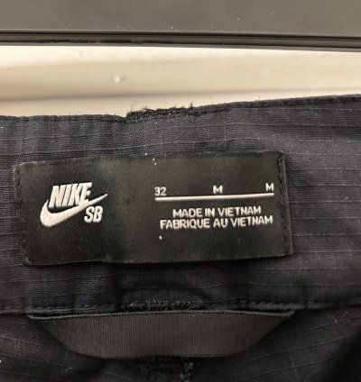 Nike Sb Cargo Black Pants Ripstop Flex Ftm Ss20