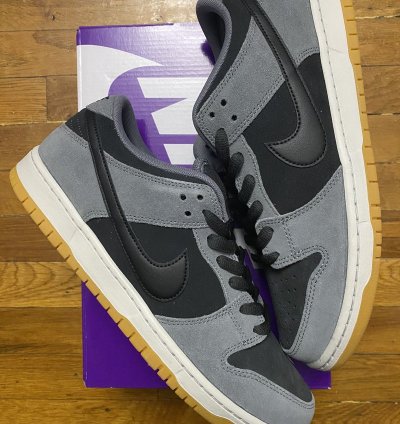 Size 13 - Nike Sb Dunk Low Dark Smoke Grey Black Men