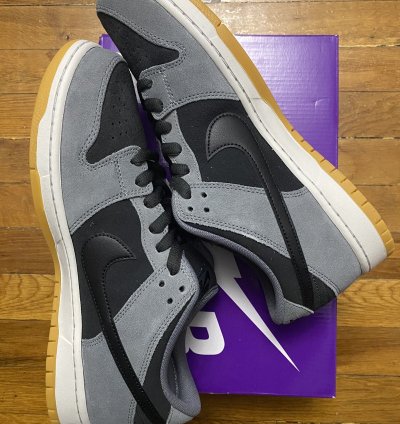 Size 13 - Nike Sb Dunk Low Dark Smoke Grey Black Men