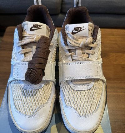 Size 7 Nike Travis Scott Zoom Field Jaxx Light Chocolate