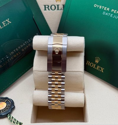 Rolex Datejust 36 New 2025 Mop Diamond Dial Two Tone Yellow Gold Diamond Bezel Jubilee Bracelet
