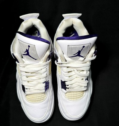 Size 8 5 - Nike Air Jordan 4 Retro Purple Metallic Shoes