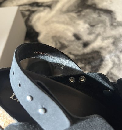 Dior By Birkenstock Tokio Mule Black