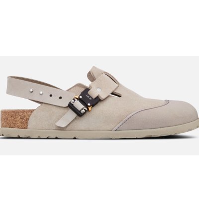 Dior By Birkenstock Tokio Mule Nubuck Suede Flat Sandal
