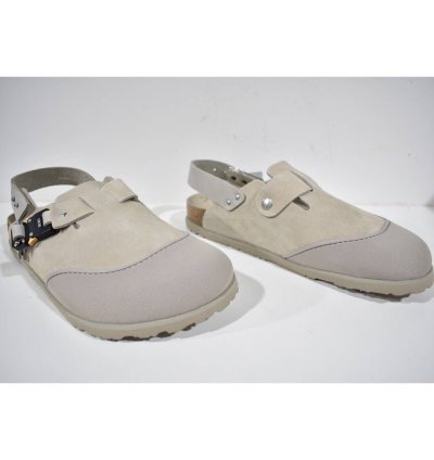 Dior By Birkenstock Tokio Mule Nubuck Suede Flat Sandal