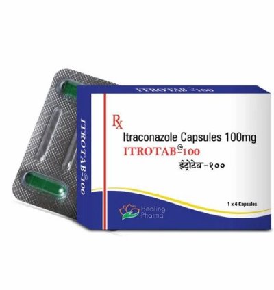 Itraconazole Itrotab 100 Mg For Antifungal 4 Pills