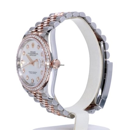 Rolex Datejust 36 Oyster Datejust Jubilee Rose Gold Steel Mop Pearl Diamonds 36 Mm Unworn 2023