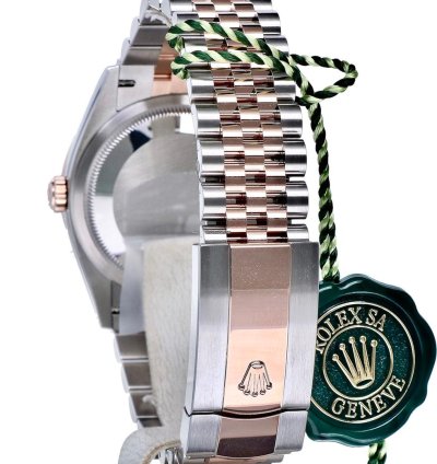 Rolex Datejust 36 Oyster Datejust Jubilee Rose Gold Steel Pink Roman Diamonds 36 Mm Unworn 2023