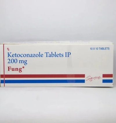Ketoconazole 200 Mg Tablet For Antifungal 10 Pills
