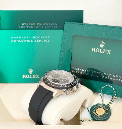 Rolex Daytona 116519 Ghost Silver Dial Oysterflex 2023