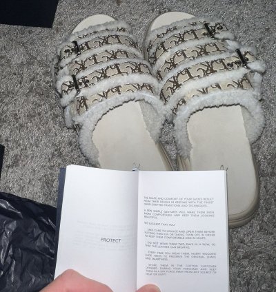Dior Cactus Jack Cream Sandals