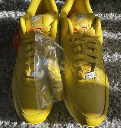 Supreme Nike Air Max 1 Speed Yellow