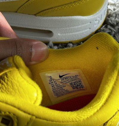 Supreme Nike Air Max 1 Speed Yellow