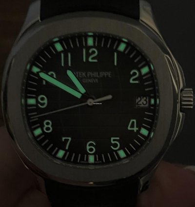 Patek Philippe Aquanaut 5167a Stainless Steel Black Dial Bracelet And Rubber