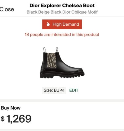 Dior Chelsea Explorer Boot