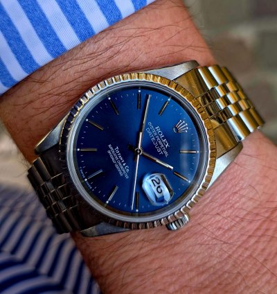 Rolex Datejust 36 Tiffany Datejust 36 Full Set Box Papers 16220