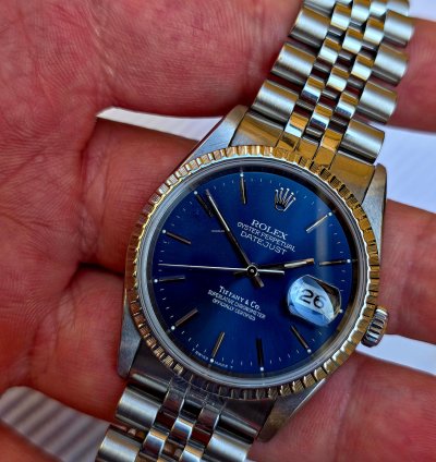 Rolex Datejust 36 Tiffany Datejust 36 Full Set Box Papers 16220
