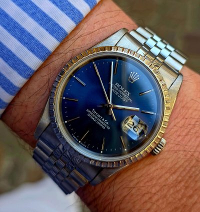 Rolex Datejust 36 Tiffany Datejust 36 Full Set Box Papers 16220