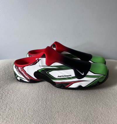Supreme Nike Clogposite In White Green