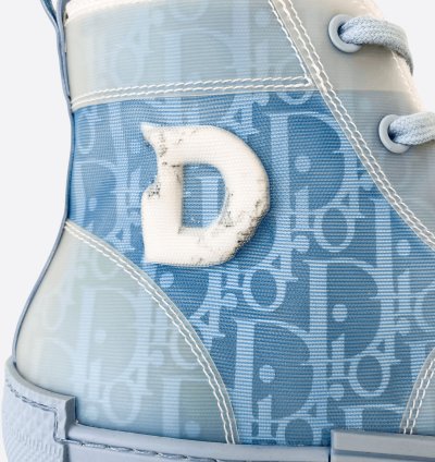 Dior Daniel Arsham Blue Oblique B23 Sneakers
