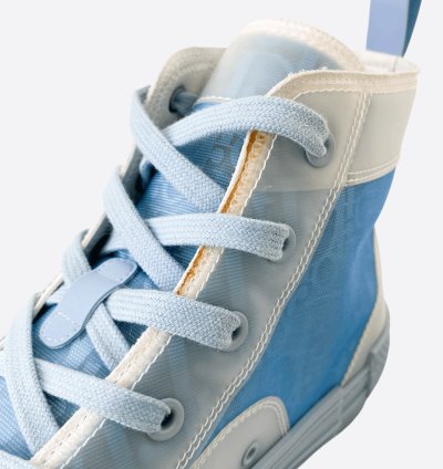 Dior Daniel Arsham Blue Oblique B23 Sneakers