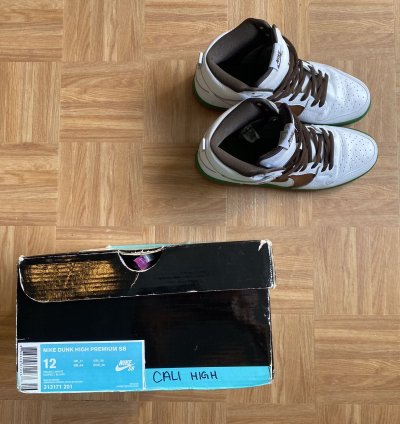 Nike Sb Dunk High - Cali 2014 Size 12