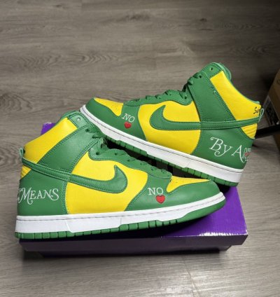 Nike Sb Dunk High - Supreme By Any Means 2022