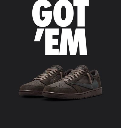 Travis Scott 1 Retro Low Og Sp Travis Scott Velvet Brown