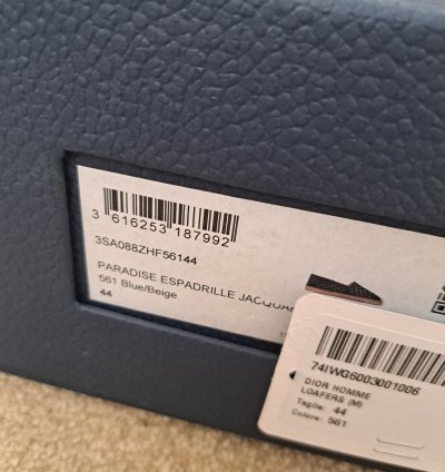 Dior Espadrilles Eu 44 Us 11 Uk 10