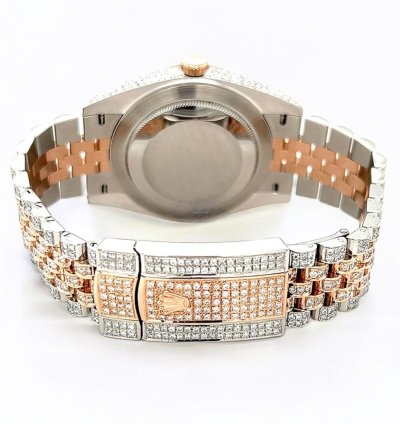 Rolex Datejust 41 Jubilee Wimbledon Dial Custom Diamond-set - Iced Out