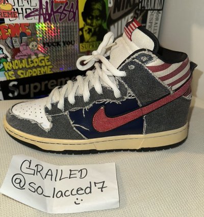 Nike Sb Dunk High Born In The Usa 2010