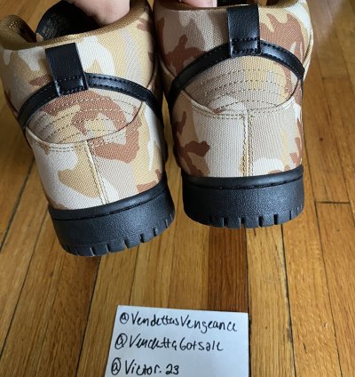 Nike Sb Dunk High Brown Desert Camo Canvas Us9
